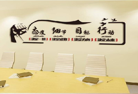  隆昌企业文化墙主要展示什么？