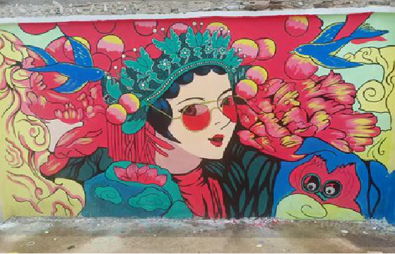  隆昌墙体彩绘-网红墙