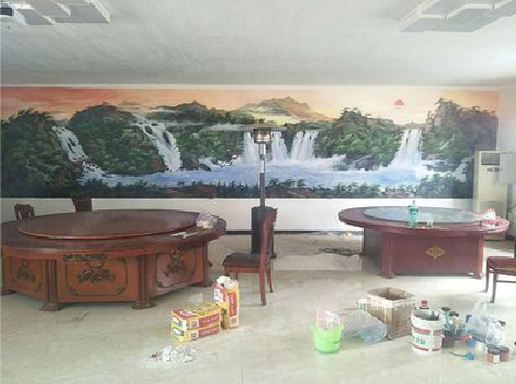  隆昌墙绘-写实风景