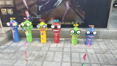  隆昌商业区彩绘