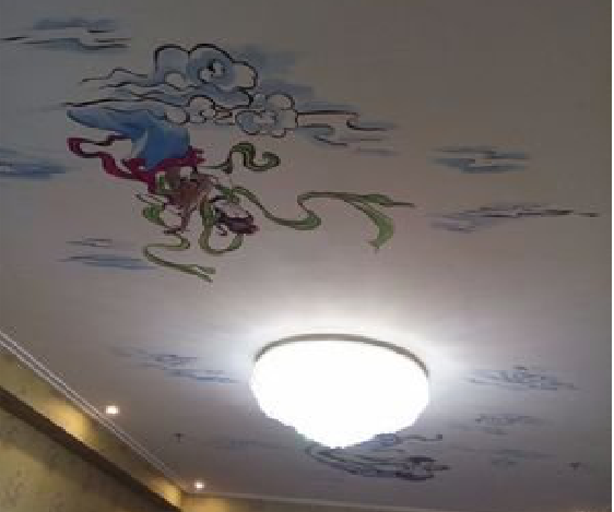  隆昌如何快速绘制天花板上的手绘墙？