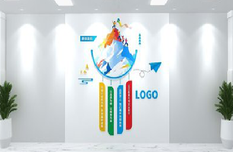  隆昌公司企业形象墙的工艺材料有哪些？