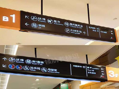  隆昌如何通过商场标识牌引导客流分布？